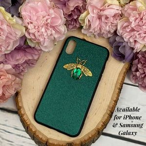 iPhone & Samsung Galaxy Crystal Bumble Bee Case